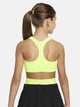 Подростковый спортивный топ для девочки Nike G Nk Df Swoosh Bra FJ7161-702 158-170 см Volt/Black (196975014347) - изображение 2