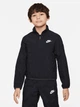 Подростковый спортивный костюм (толстовка + штаны) для мальчика Nike K Nsw Tracksuit Wvn Qz Hbr FD3058-010 137-147 см Black/Black/White (196607244739) - изображение 3