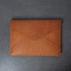 Кожаный чехол для MacBook Pro 16" 2019-2025 INCARNE Message Коньяк - изображение 8
