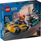 Конструктор LEGO City Картинг і гонщики 99 деталей (60400) - зображення 1