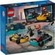 Конструктор LEGO City Картинг і гонщики 99 деталей (60400) - зображення 2