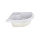 Душевая кабина Lidz Latwa SC90x90.SAT.HIGH.FR полукруглая, стекло Frost 4 мм + Lidz Душевой поддон KAPIELKA ST90x90x41, с панелью - изображение 10