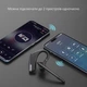 Беспроводная Bluetooth-гарнитура New Bee M51 с зарядным чехлом Черная (QCC4) - изображение 5