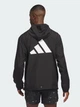 Спортивная ветровка мужская Adidas Run It Jacket Il7230 M Черная (4067887729499) - изображение 2