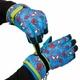 Рукавички гірськолижні дитячі Zelart Snow Gloves 2319 L-XL (9-12 років) Light Blue-Black - зображення 4