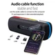 Колонка Bluetooth Zealot S55 Портативна Бездротова Акустика BTv5/RGB 1800 мАг 5Wх2 для подорожей, вечірок, відпочинку Чорний - изображение 3
