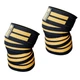Коленные бинты Gorilla Wear Knee Wraps Black/Gold (200 см, пара) - изображение 1