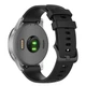 Силіконовий ремінець Solid Spraying для Garmin Venu 2 / Venu 3, 22mm black - зображення 1