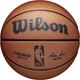 Мяч баскетбольный официальный Wilson NBA Official Game Basketball размер 7 натуральная кожа (WTB7500XB07) - изображение 1