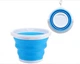 Складне туристичне силіконове відро Collapsible Bucket на 10 л - зображення 4