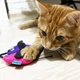 Игрушка для Котов Barksi Мышка с Колокольчиком 3D Сетка Фиолетовая 8 х 4 см (3432) - изображение 3