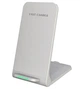 Бездротова зарядка-підставка для смартфонів Wireless Charger Q740 біла - зображення 1