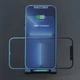 Бездротова зарядка-підставка для смартфонів Wireless Charger Q740 біла - зображення 4