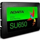SSD Накопичувач Диск ADATA Ultimate SU650 120GB 2.5" 7mm SATA III (ASU650SS-120GT-R) носій даних для ПК/компьютера/ноутбука Чорний - изображение 3