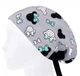 Медицинская шапочка женская HeadwearUniverse универсальная принт Микки Маус мятный бантик - изображение 3