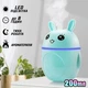 Ультразвуковой увлажнитель воздуха аромадиффузор Safe Air Rabbit 200 мл с подсветкой Голубой - изображение 3