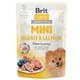 Влажный корм для собак Brit Care Mini филе кролика и лосося в соусе 85 г - изображение 1