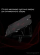Охолоджуюча підставка для ноутбука, столик для ноутбука з 5 куллерами Xtrike ME Чорний - зображення 6