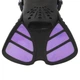 Ласты тренировочные короткие с открытой пяткой CIMA 8968 размер L-XL (42-47) Purple-Black - изображение 7