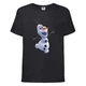 Футболка детская Холодное сердце 001 (Frozen) черная (FRH blc 001) 104 см - изображение 1