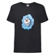 Футболка детская Холодное сердце 002 (Frozen) черная (FRH blc 002) 104 см - изображение 1