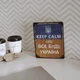 Металлическая табличка «Keep calm and усе буде Україна» - изображение 3