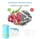Ручной мини вакууматор Mason Jar со встроенным аккумулятором 400 мАч и MicroUSB зарядным кабелем, белый - изображение 2