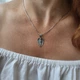 Серебряная ладанка подвеска кулон Ангел Хранитель серебро 925 пробы черненное 3981ч 2.90г - изображение 2