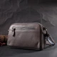Сумка женская на два отделения из натуральной кожи Vintage 22278 Серая - изображение 8
