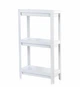 Етажерка 3-ярусна MVM FH-22/3 WHITE пластикова Біла (FH-22/3 WHITE) - зображення 1