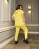 Спортивний костюм мод FILA-7015, жовтий розмір 64-66 - изображение 2