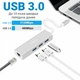 USB Type-C Хаб | адаптер на 3 порта USB 3,0 для ноутбука Addap MH-05, с интернет подключением Ethernet RJ-45 1000 Мбит/с (7770) - изображение 4
