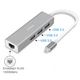 USB Type-C Хаб | адаптер на 3 порта USB 3,0 для ноутбука Addap MH-05, с интернет подключением Ethernet RJ-45 1000 Мбит/с (7770) - изображение 8