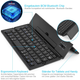 Бездротова клавіатура складана VHG CL-888 Foldable Bluetooth Keyboard, Black - зображення 4