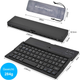 Бездротова клавіатура складана VHG CL-888 Foldable Bluetooth Keyboard, Black - зображення 7