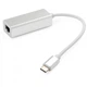 Переходник USB-C to RJ45 Ethernet 1000Mbps aluminium Vinga (VCPATC2GBLNS) (174982) - изображение 2