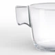 Кружка IKEA Стільця, прозоре скло, 23 сл, 702.589.11 - зображення 3