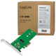 Адаптер LogiLink PCIe - M.2 PCIe SSD Green (4052792050110) - зображення 1