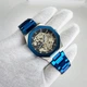 Механические класические мужские часы Forsining 8202 Blue - изображение 2