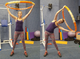 Спортивный обруч Hula Hoop разборной с мягкими шариками 6 частей Ø99 см (хула-хуп) - изображение 3
