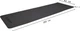 Коврик для йоги и фитнеса TECOFIT TPE 183x 61 x 0.6 см Black (TOP18074471/1) - изображение 3