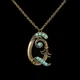 Кулон з латуні Michal Negrin у вигляді букви Q з кристалами Swarovski - зображення 1
