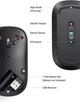 Бездротова безшумна миша Ugreen Portable Wireless Grey (YM1473) - зображення 8