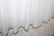 Кухонный ламбрекен VR-Textil № 093к с тюлью оливковый с белым 150х170 см (50-288) - изображение 2