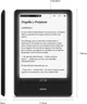 Электронная книга 6" SPC Dickens Light Pro 5614N / 8ГБ / Linux / SD слот / E-Ink экран (1024x758) / Настраиваемая яркость / Черный - изображение 2