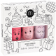 Набір лаків для нігтів Nailmatic Kids Party Nail Polish cookie 8 мл + bella 8 мл + elliot 8 мл (3760229890208) - зображення 1