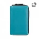 Жіночий шкіряний гаманець із RFID захистом Visconti RB98 Aruba (Blue Multi) - зображення 1