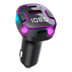 Автомобильный FM ФМ модулятор Terra С49, Bluetooth 5.0, трансмиттер, вольтметр, USB 3.1А, Type C - изображение 1
