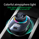 Автомобильный FM ФМ модулятор Terra С18, Bluetooth 5.0, трансмиттер, быстрая зарядка - изображение 4