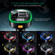 Автомобильный FM ФМ модулятор Terra С22, Bluetooth 5.0, трансмиттер, вольтметр, быстрая зарядка QC3.0 - изображение 5